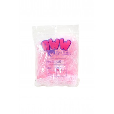 PINK  FRILLY PLASTIC DIAPER COVERS