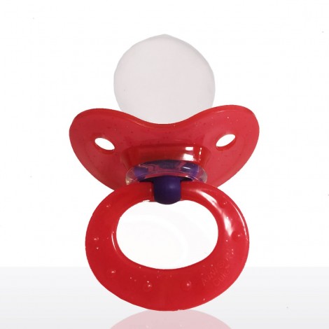 RED GLITTER PACIFIER