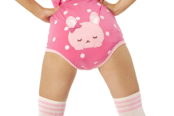 Pink Bunnylicous Adult Size Onesie - Image 3