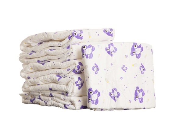 Purple Teddy Bear Adult Printed Diapers - Image 3