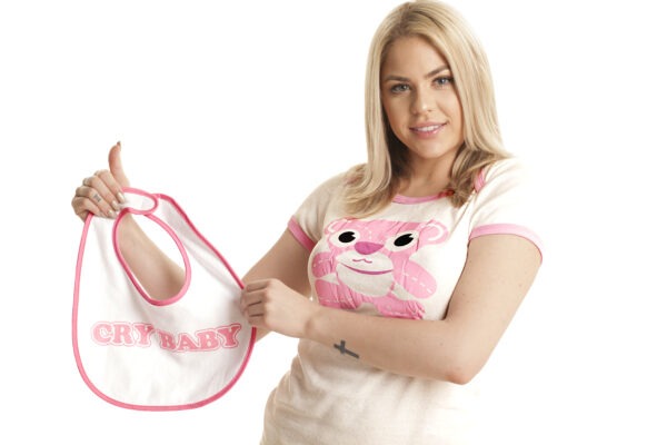 Aww So Cute Adult Terry Cloth "Cry Baby" Bib!