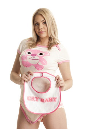 Aww So Cute Adult Terry Cloth "Cry Baby" Bib!