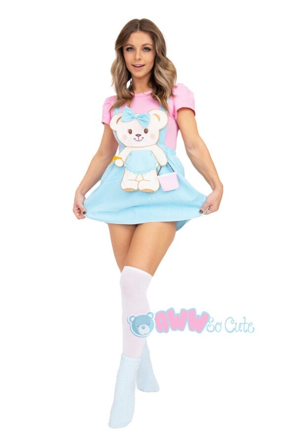 Snuggle Me Sweet Teddy Bear Onesie Dress